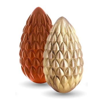 Deco-Relief 210mm Occitan 3D Chocolate Egg Mould Kit